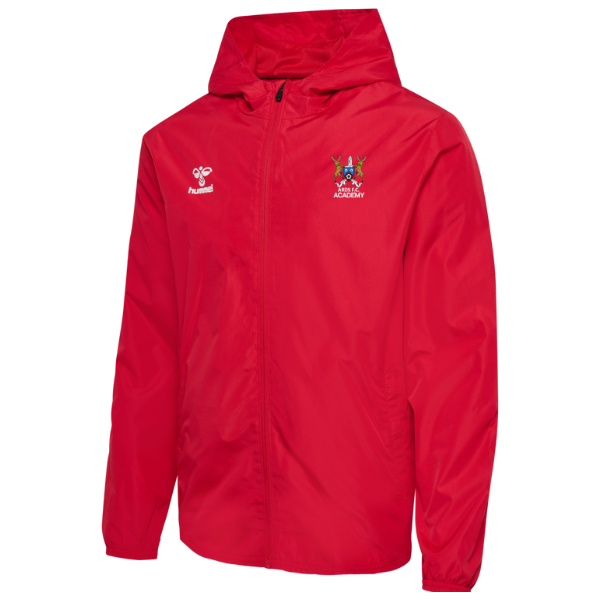 Ards FC Academy Hummel Red Raincoat